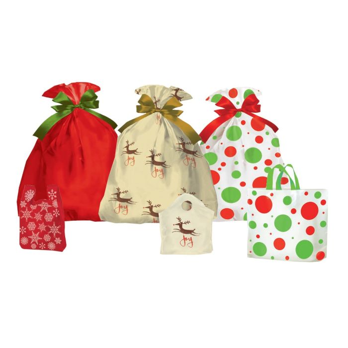 Jumbo Plastic Christmas Bags