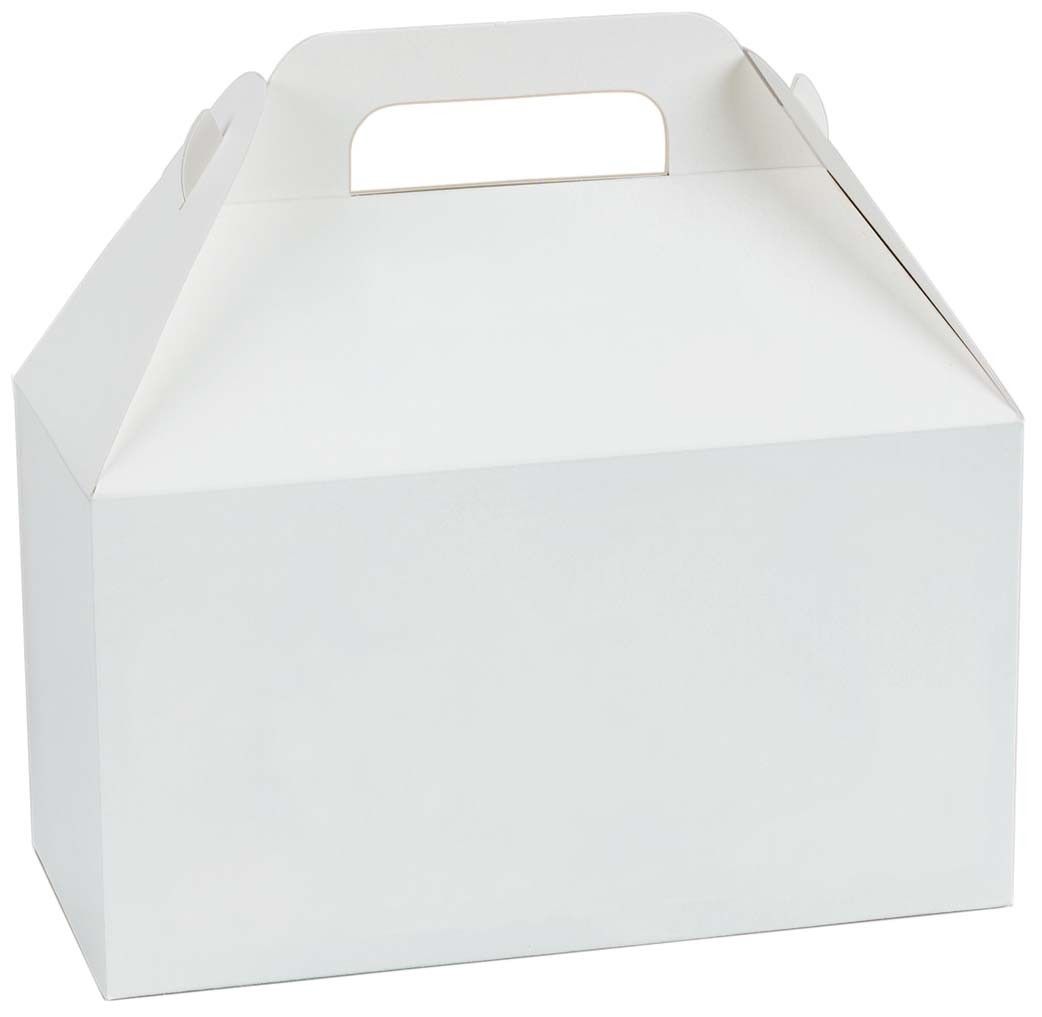 White - Gable Box - 8-1/2 x 5 x 5-1/2"