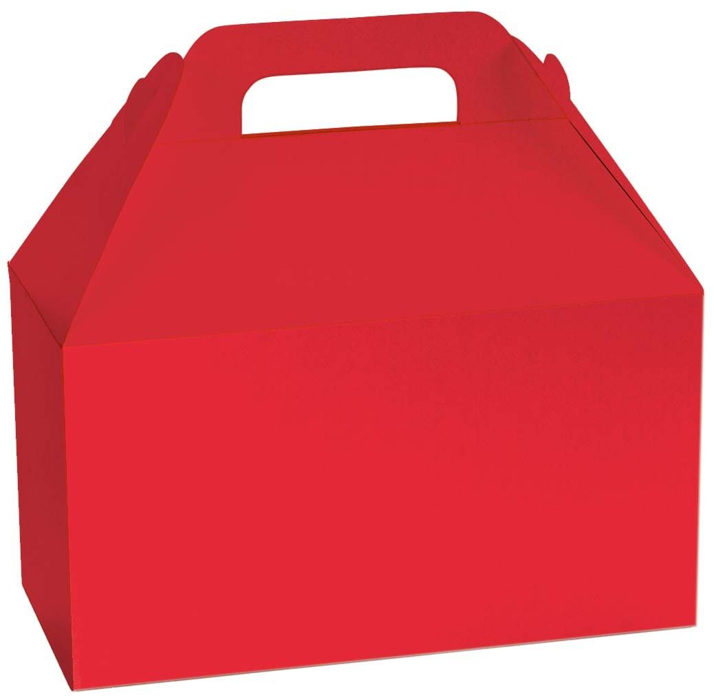 Red - Gable Box - 8-1/2 x 5 x 5-1/2"
