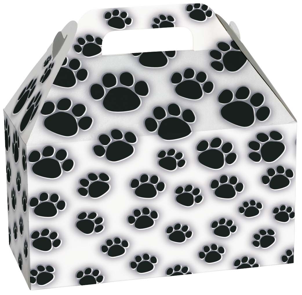 Paw Prints - Gable Box - 8-1/2 x 5 x 5-1/2"
