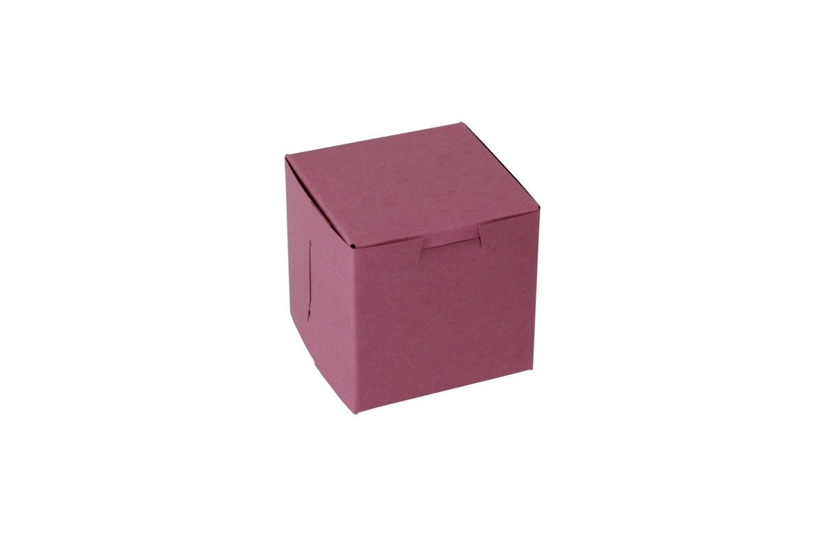 Strawberry - Cupcake Box - 4 x 4 x 4"