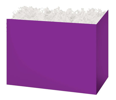Purple - Basket Box - 8-1/4 x 4-3/4 x 6-1/4"