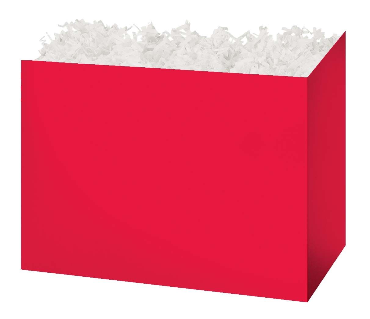 Red - Basket Box - 10-1/4 x 6 x 7-1/2"