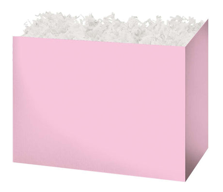 Light Pink - Basket Box - 10-1/4 x 6 x 7-1/2"
