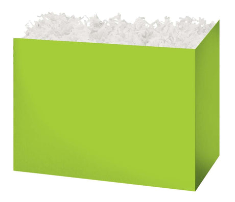 Lime Green - Basket Box - 10-1/4 x 6 x 7-1/2"