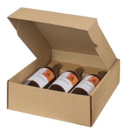 Tawny - 3 Bottle Box - 11 x 3-1/2 x 13-3/8"