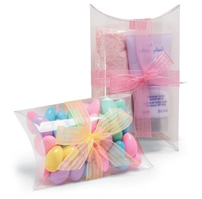 Clear Pillow Boxes for Favors and Candy