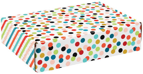 Dots & Stripes - Decorative Mailer - 12 x 9 x 3"