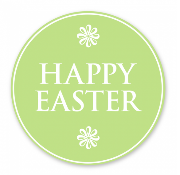 Easter - Decorative Label - 2" Round
