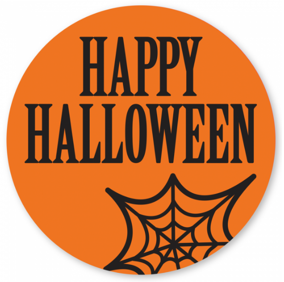Halloween - Decorative Label - 2" Round