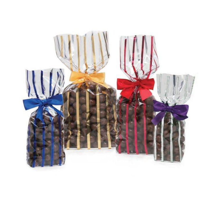 Bandelette Bags - Foil Stripe (Hard Bottom)