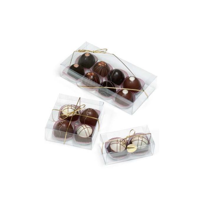 Clear Truffle Boxes