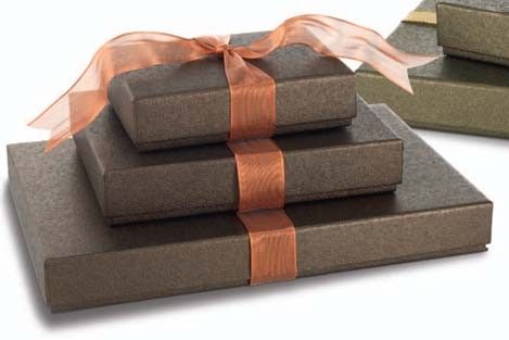 Speckle Walnut - Rectangle Set Up Candy Box - (12 Pc.) 6-3/8 x 4-3/4 x 1-3/16"