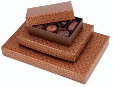 Sienna - Rectangle Set Up Candy Box - (24 Pc.) 9-1/2 x 6-3/8 x 1-3/16"