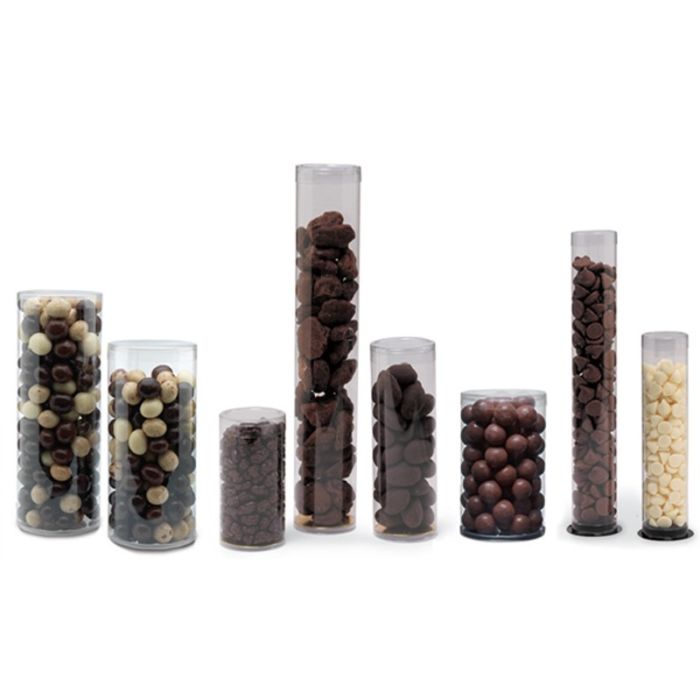 Round Clear Candy Tubes