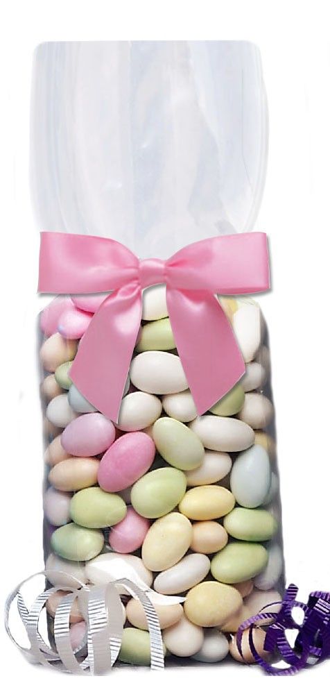 Clear - Stand Up Candy Bag - (2 lb) 3-1/4 x 2 x 12-1/2"