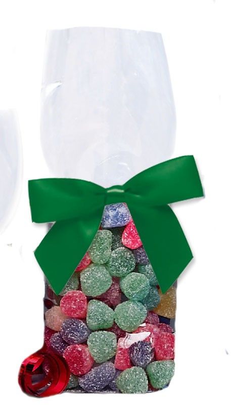 Clear - Stand Up Candy Bag - (1/2 lb) 2-1/4 x 1-7/8 x 9-1/2"