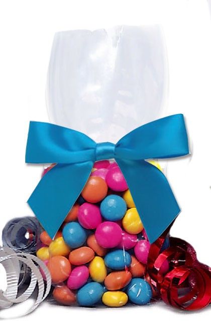 Clear - Stand Up Candy Bag - (1/4 lb) 2-1/4 x 1-7/8 x 7"