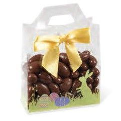 Easter Eggs - Clear Tote - (Medium) 4-3/8 x 1-5/8 x 3-7/8"