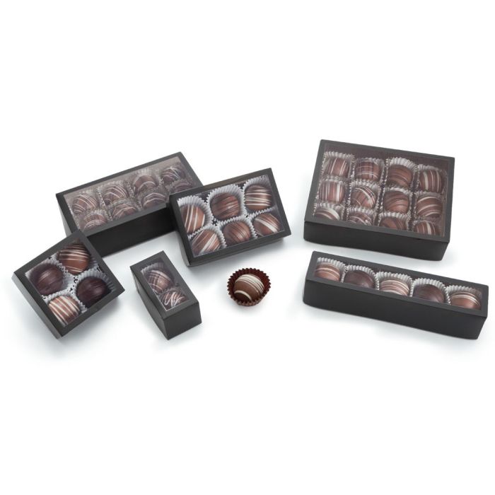 Frosted Black Window Boxes