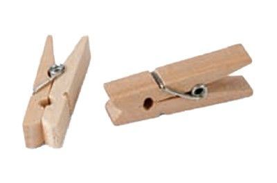 Wooden - Mini Wooden Clip - 1-3/8 x 1/4 x 3/8"