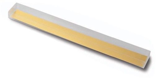 Clear - Gold Bottom Artisan Candy Box - (9 Pc.) 12-1/16 x 1-1/4 x 3/4"