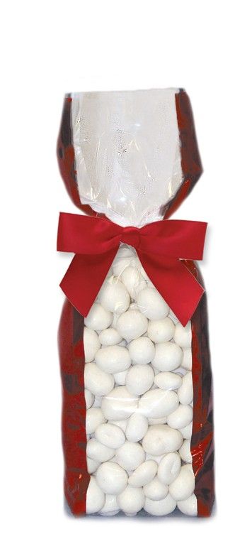 Side Bands Red - Stand Up Candy Bag - (1/2 lb) 2-1/4 x 1-7/8 x 9-1/2"