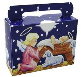 Nativity - Tote Box - (1/4 lb) 2-1/2 x 1-5/16 x 3-3/8"