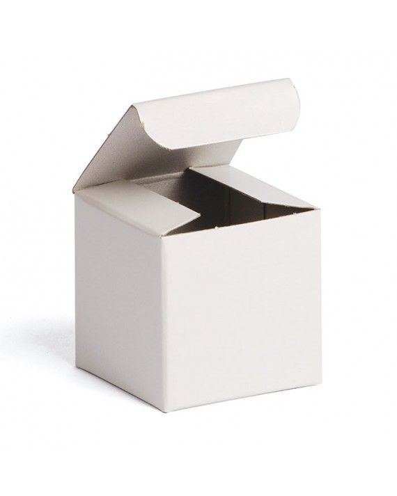 Gloss White - 1 Piece Top Tuck Gift Box - 2 x 2 x 2"