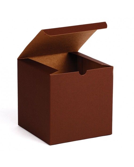 Cocoa - 1 Piece Top Tuck Gift Box - 6 x 6 x 6"