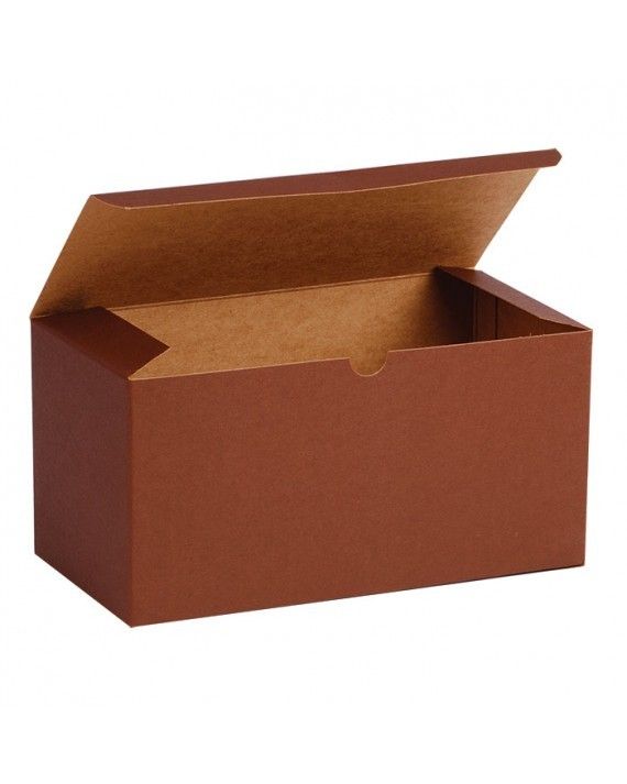 Cocoa - 1 Piece Top Tuck Gift Box - 9 x 4-1/2 x 4-1/2"