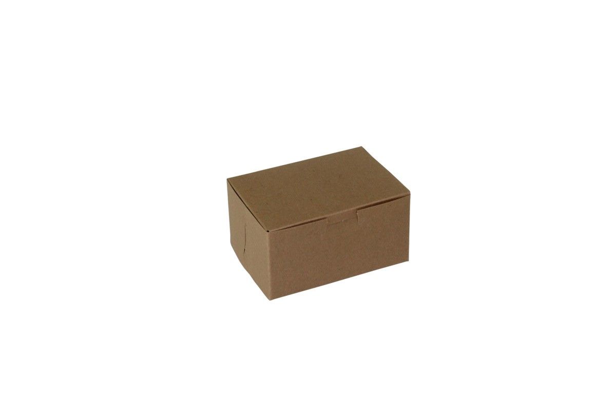 Kraft - 1 Pc. Cake Box - 5-1/2 x 4 x 2-7/8"
