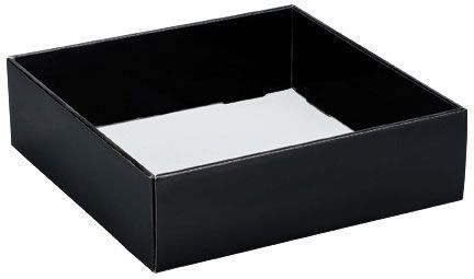Black - Decorative Trays - 10 x 10 x 3"