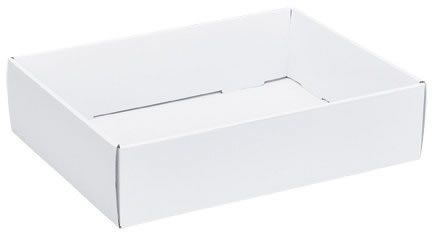 White - Decorative Trays - 12 x 9 x 3"