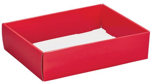 Red - Decorative Trays - 12 x 9 x 3"