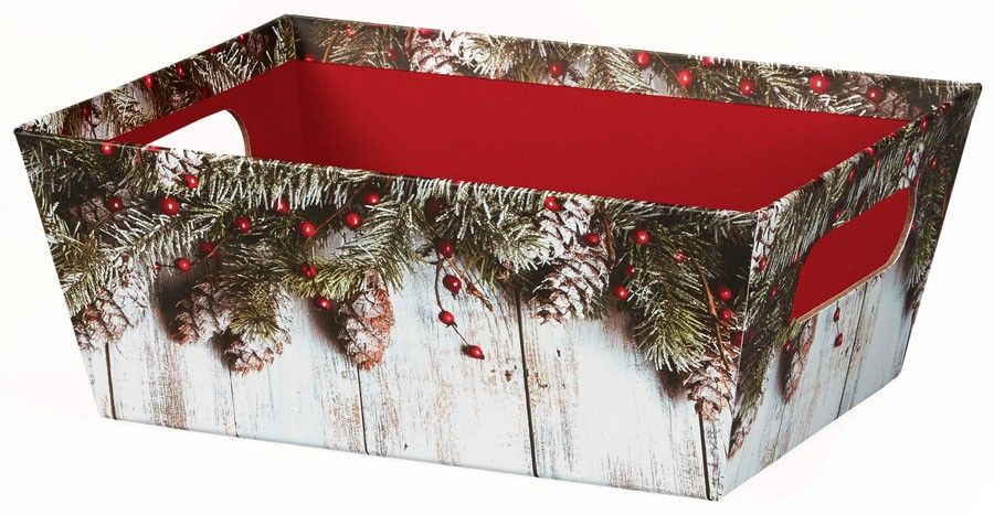 Rustic Winter - Market Tray - 9 x 7 x 3-1/2"