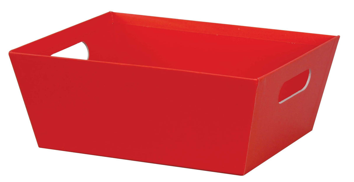 Red - Market Tray - 12 x 9-1/2 x 4-1/2"