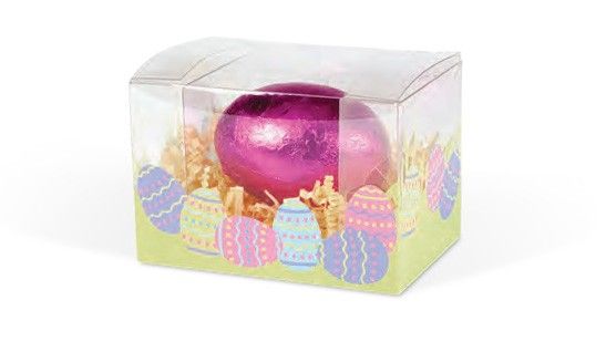 Easter Eggs - Egg Mold Candy Box - (1/2 lb) 4-5/8 x 3-1/8 x 3-1/8"