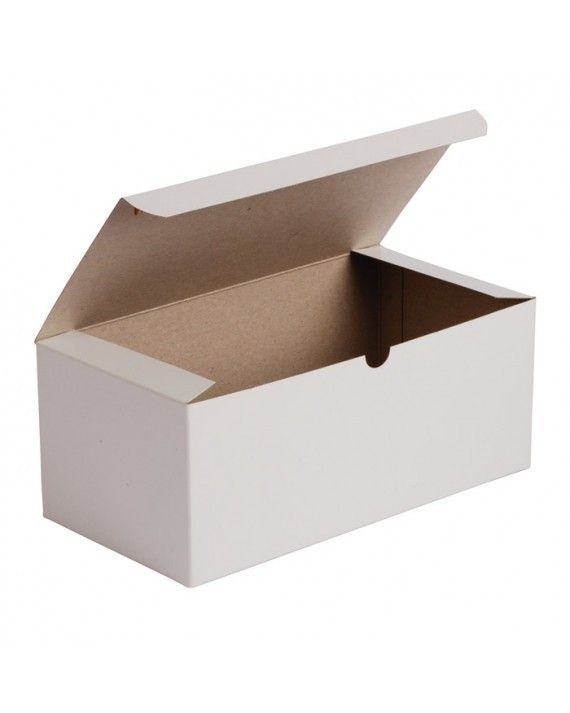 Gloss White - 1 Piece Top Tuck Gift Box - 10 x 5 x 4"