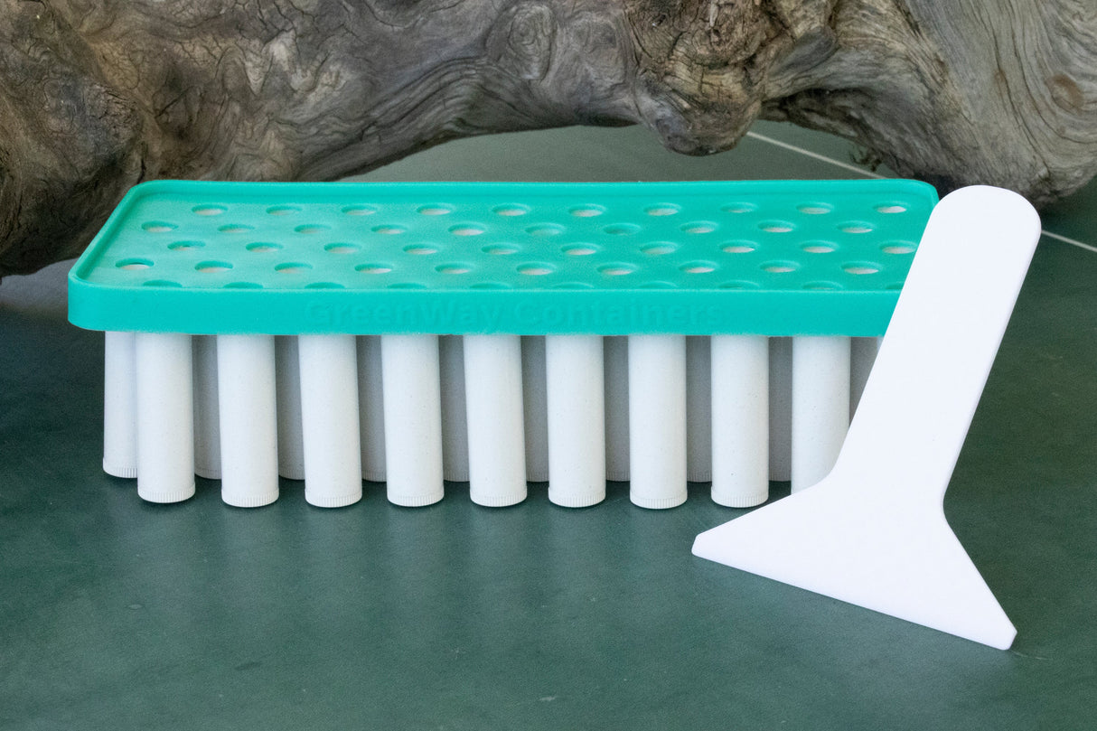 Reusable Silicone Filling Trays for Lip Balm Tubes