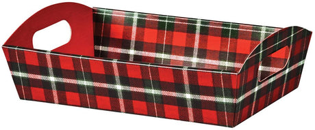 Christmas Plaid - Presentation Trays - 11-1/4 x 7-1/2 x 2-1/2"