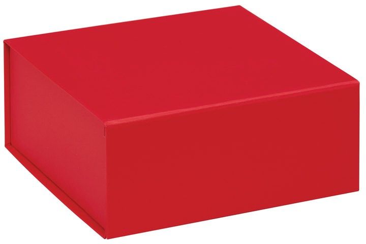 Red - Magnetic Closure Gift Box - 5-5/8 x 5-5/8 x 2-1/2"