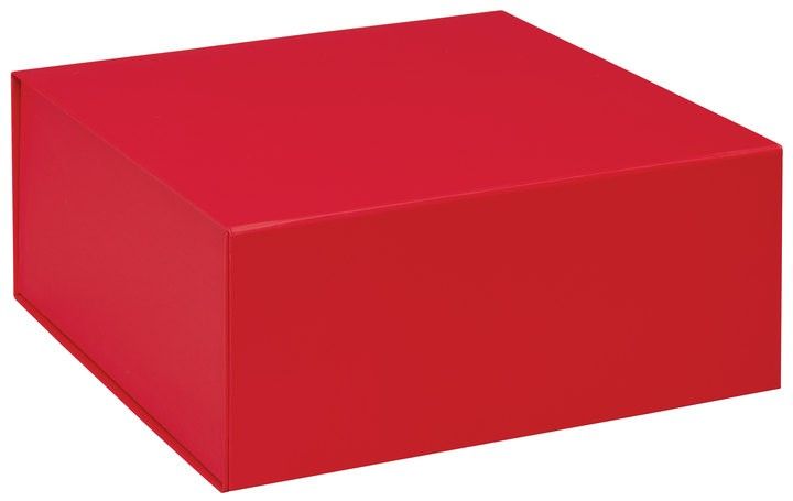 Red - Magnetic Closure Gift Box - 10 x 10 x 4-1/2"