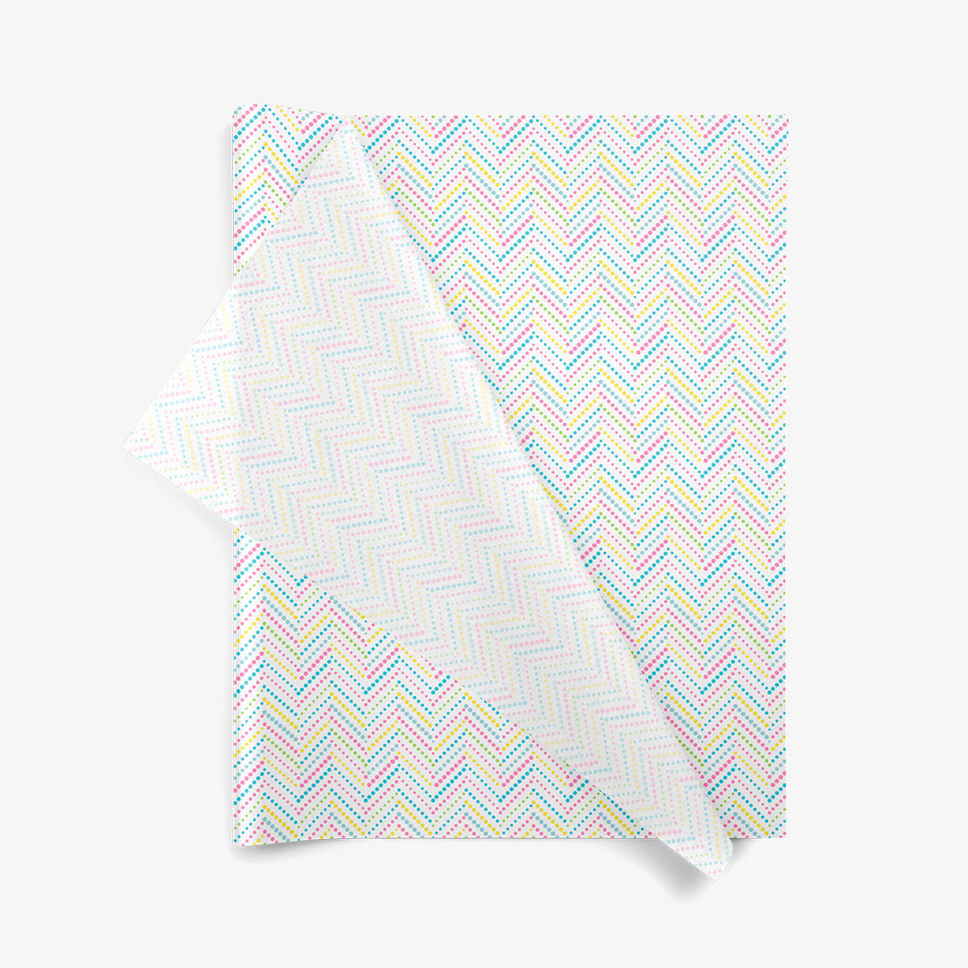 Lotsa Dots SatinWrap printed tissue paper, folded sheets