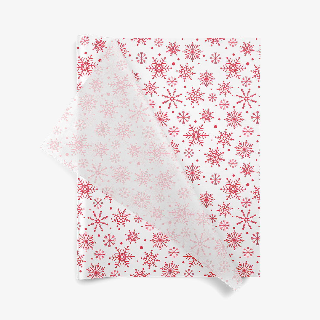 Spiraling Snowflakes gift tissue - 20 x 30 inches