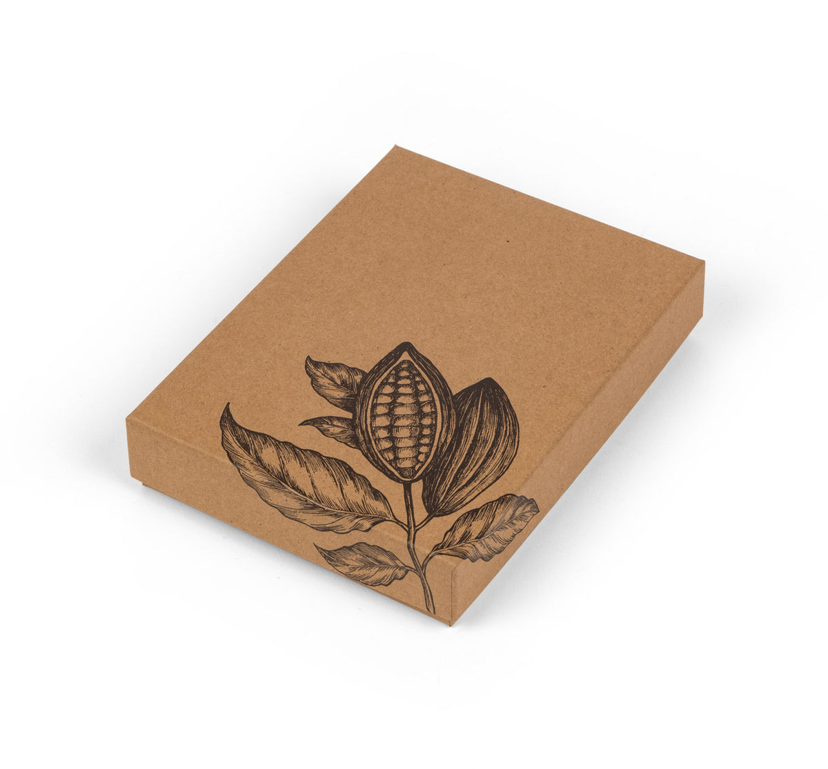 Natural Kraft Cacao Pod Set-Up Box - (12 Pc.) 6-3/8 x 4-3/4 x 1-3/16"