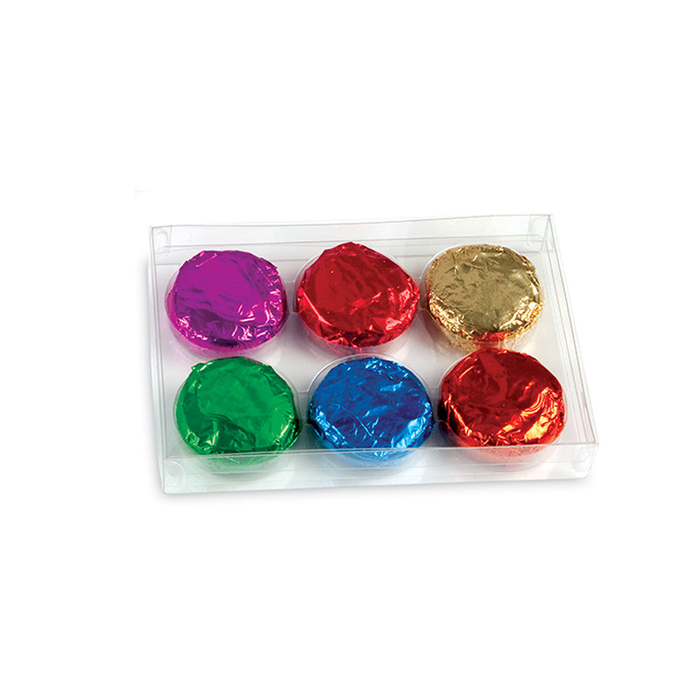 Clear - Oreo / Macaron Box - (6 Pc.) 4-1/2 x 6-3/4 x 1"