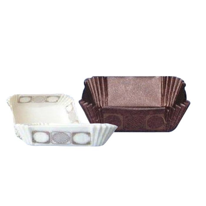 Domino Design Baking Cups - White & Brown