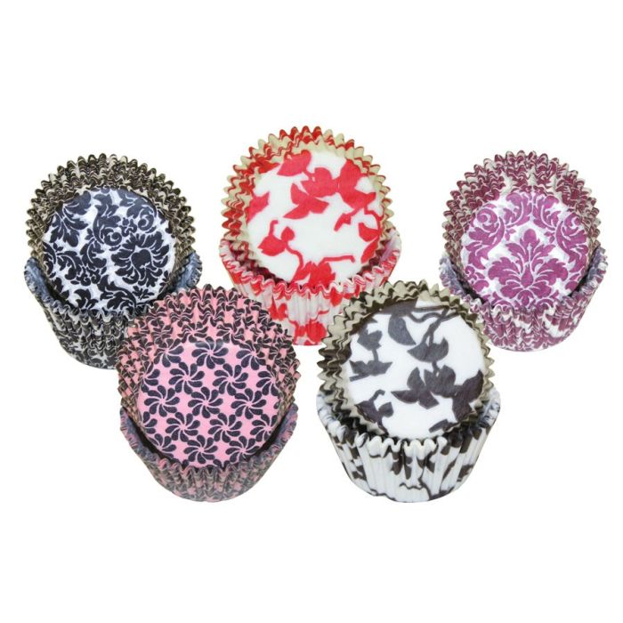 Floral Print Baking Cups - Cupcake Liners