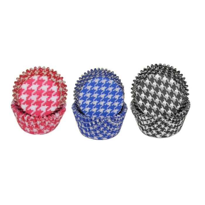 Houndstooth Print Baking Cups & Cupcake Liners